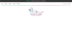 Desktop Screenshot of lexxiecouper.com